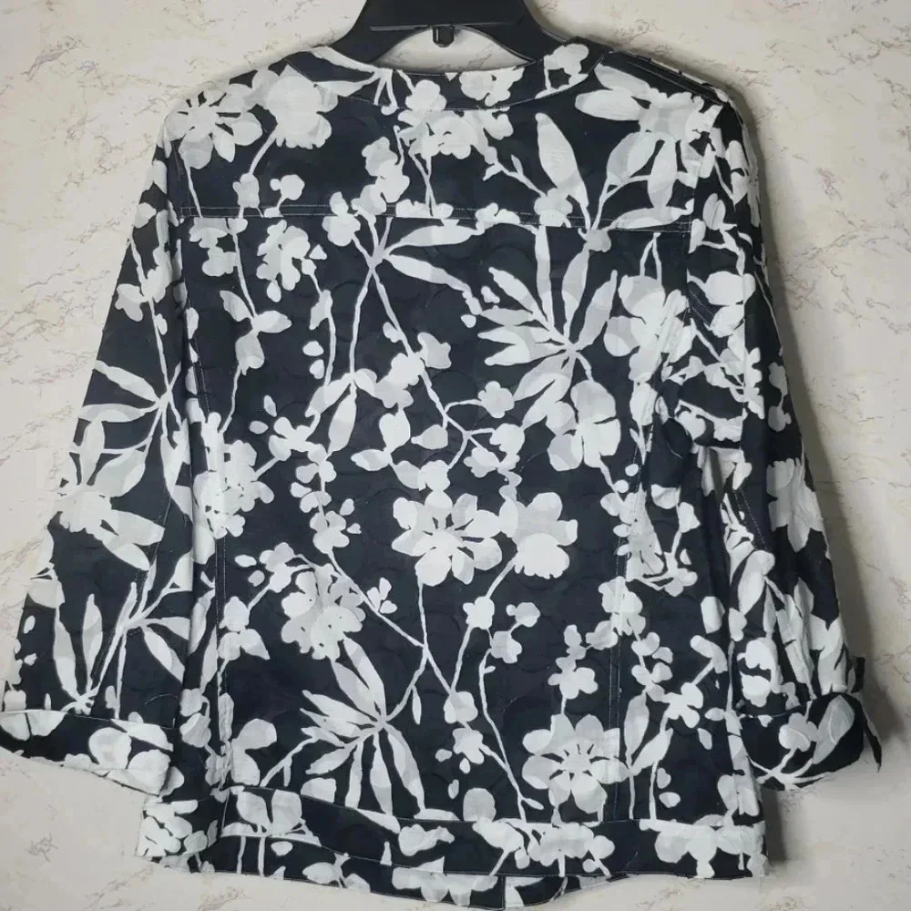 Peck & Peck | Jacket | Size M | Black and White